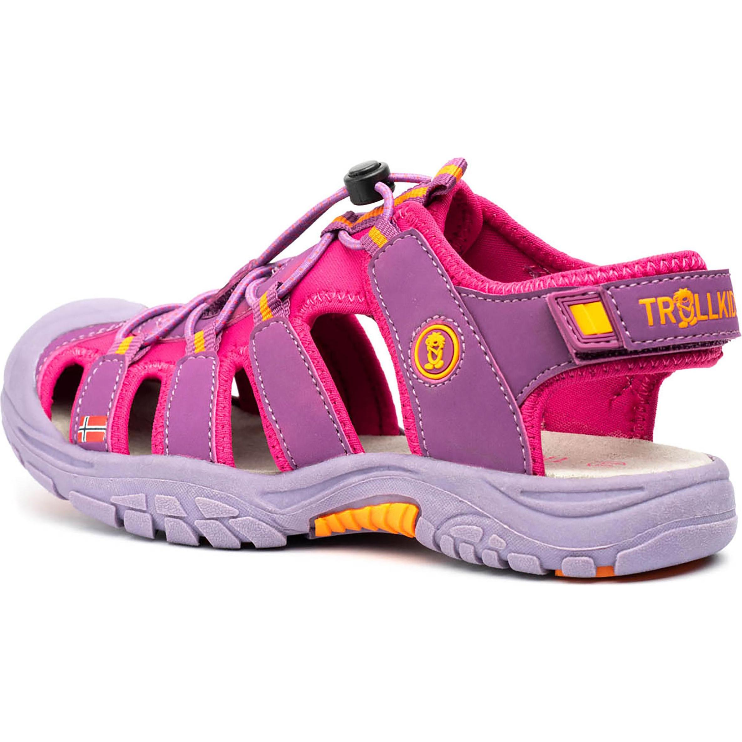 Trollkids, Unisex, Sandalen, Kvalvika, Rosa, (25)
