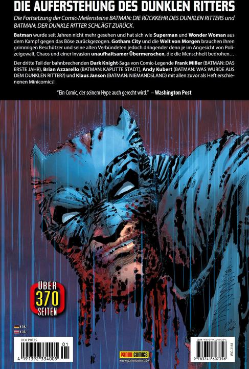 Produktbild Panini Batman: Dark Knight III - Die Übermenschen (Deutsch, Frank Miller, 2018)