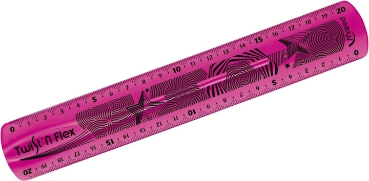 Actual product image Maped Flat ruler Twist'n Flex, 200 mm, unbreakable (200 mm)