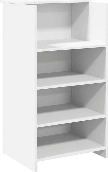 Image du produit VidaXL Comptoir d'accueil Blanc 155x50x103,5 cm Bois composite Comptoir d'accueil
