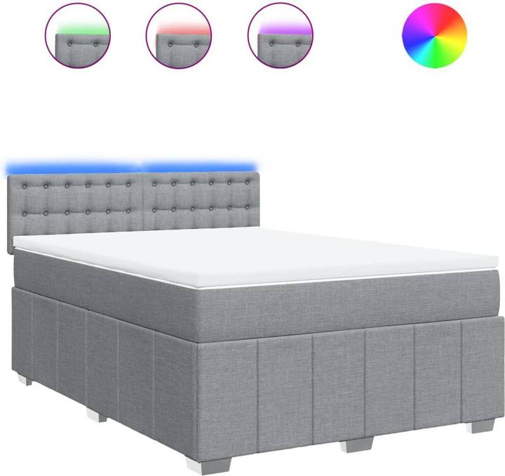 Actual product image vidaXL Boxspringbett (140 x 200 cm)