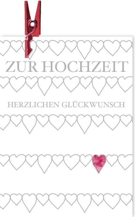 Produktbild Braun + Company Klammerkarte Hochzeit (1 Stk.)