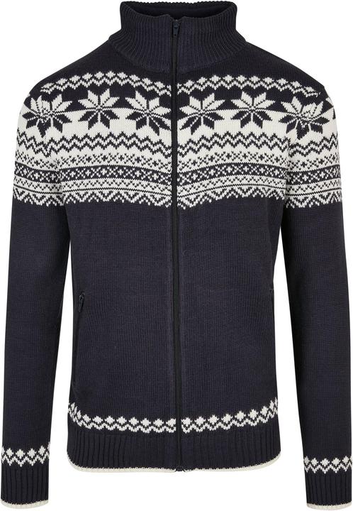 Actual product image Brandit Norwegian cardigan size 3XL colour Navy (3XL)