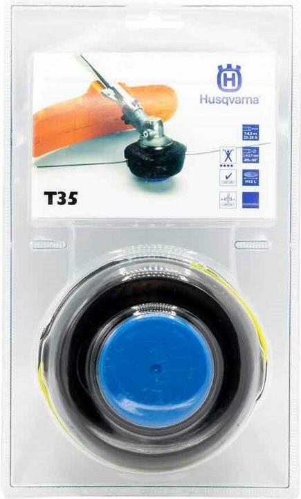 Actual product image Husqvarna T35 M12 L Trimmer head (Weed whacker, Lawn mower blades + replacement blades garden machinery)