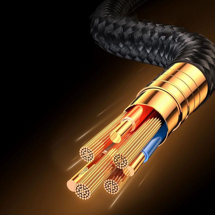 Produktbild Joyroom S-UL012A6 2.4A USB-A to Lightning Right Angle Fast Charging Data Cable 1.2m-Black (1.20 m, USB 2.0)