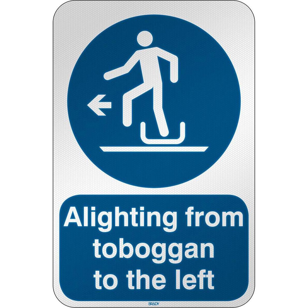 Brady, Sicherheitskennzeichnung, ISO Safety Sign - Alighting