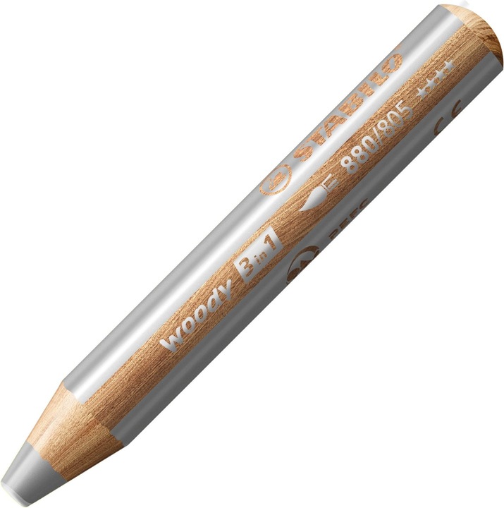 Actual product image STABILO Woody 3 in 1 (Silver, 1 x)