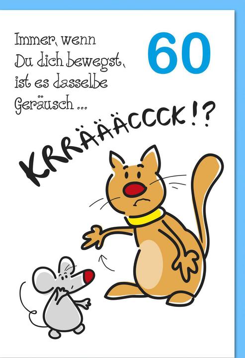 Image du produit Braun + Company Carte d'anniversaire numéro 60. (1 pcs)