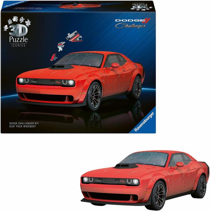 Ravensburger 3D Puzzle 108 Teile - Iconics: Dodge Chall. R/T Scat