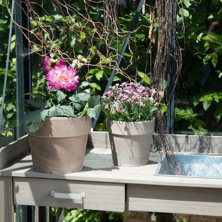 Produktbild Spang Pflanztopf Calima Ton 24 H 21,5 cm basalt (24 cm)