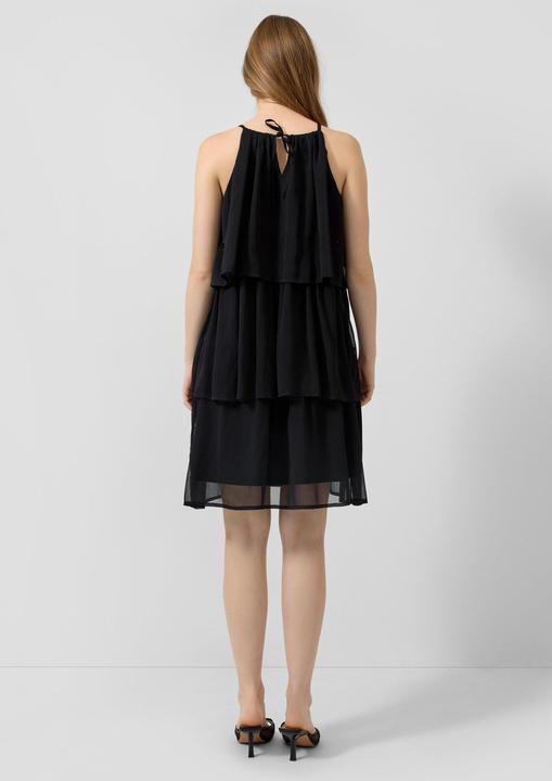 Produktbild s.Oliver Knielanges Chiffonkleid mit Volants (40)