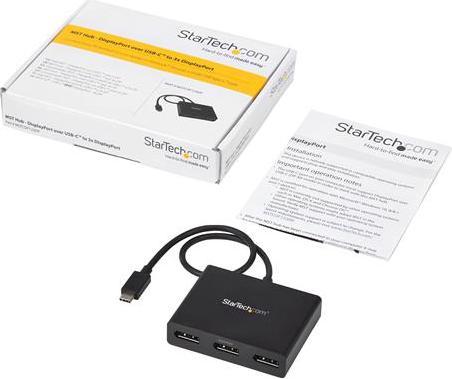 Actual product image StarTech Displayport Hub 3-Port (USB-C, 3 Ports)