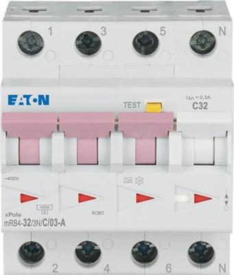 Image du produit Eaton Combinaison FI/LS, 32 A, 300 mA, LS- 167510