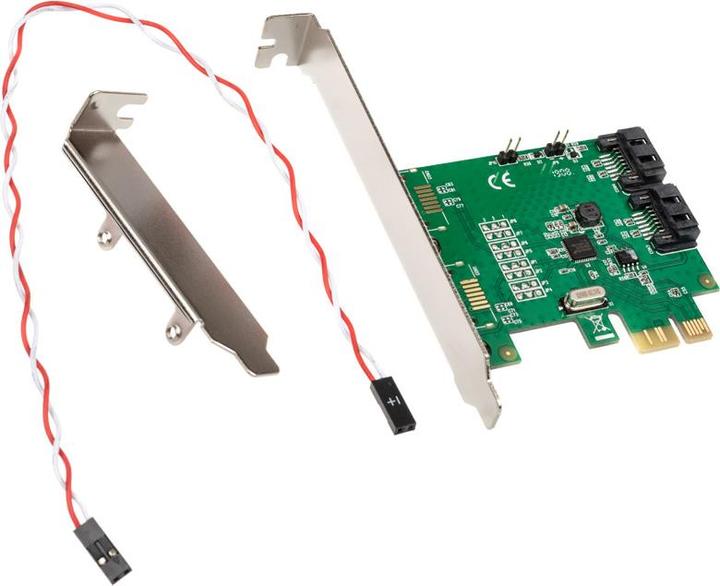 Immagine prodotto InLine Scheda di interfaccia 2 volte SATA 6Gb/s x1 PCIe 2.0 RAID 0/1/SPAN