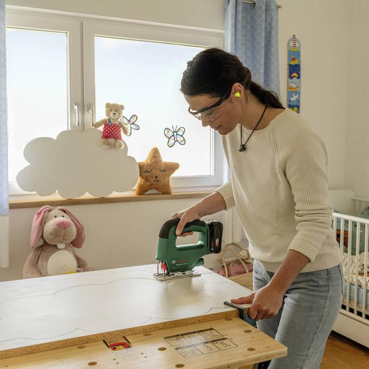 Productafbeelding Bosch Home & Garden Snoerloze decoupeerzaag EasySaw 18V-70, groen/zwart, Li-Ion accu 2,0Ah, POWER FOR ALL ALL ALLIANCE