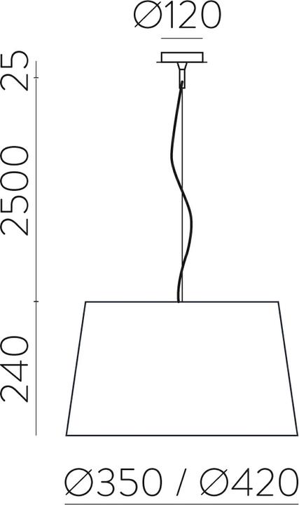 Produktbild ACB Iluminacion ACB Pendelleuchte Stilo (E27)