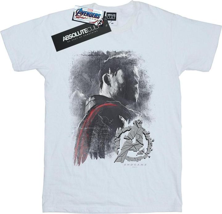 Produktbild Avengers Endgame Thor Boyfriend TShirt aus gebürsteter Baumwolle (S)