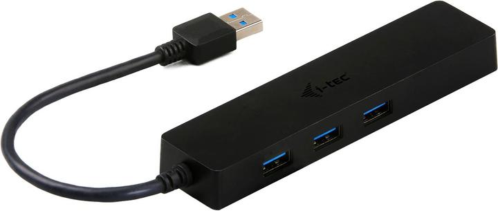 Produktbild i-tec Advance U3GL3SLIM Schnittstellen-Hub USB 3.2 Gen 1 (3.1 Gen 1) Typ-A Schwarz (USB-A, 4 Ports)