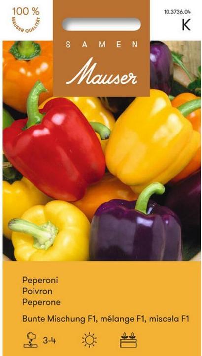 Actual product image Samen Mauser Pepperoni Colourful mixture (Vegetable seeds)