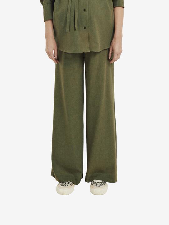 Actual product image Vertbaudet 2-teiliges Loungewear-Set für Schwangerschaft und Stillzeit, Leinen-Optik