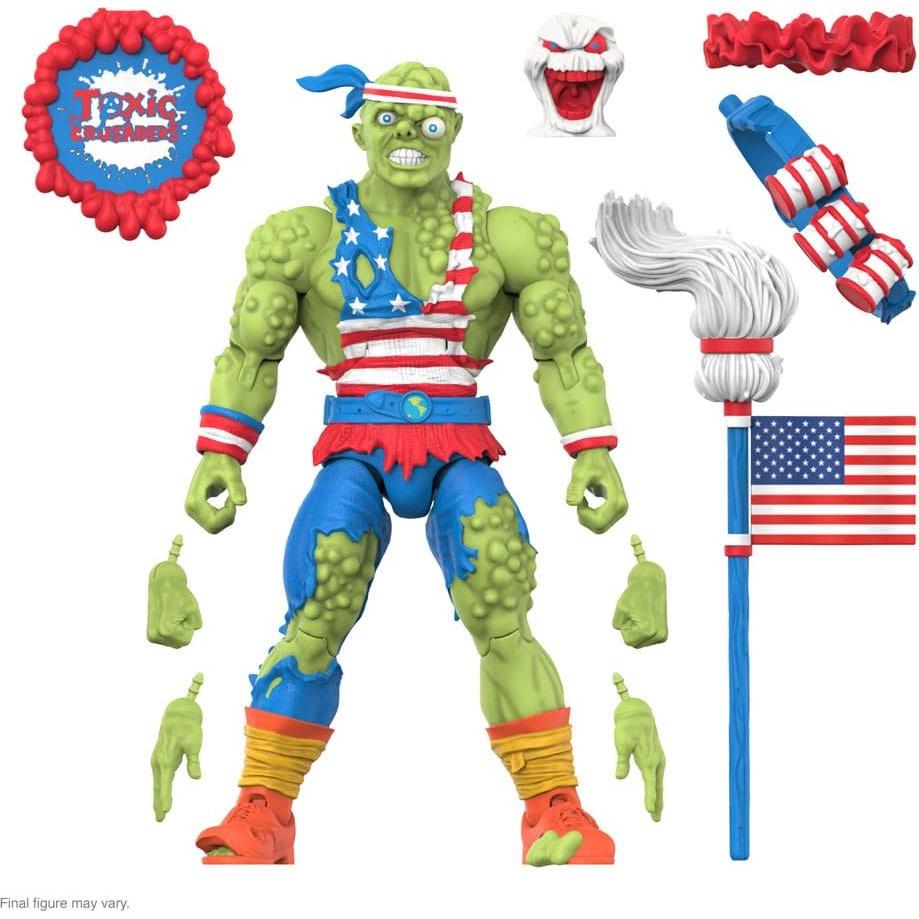 Super7 Toxic Crusaders Ultimates Actionfigur Toxie (Vintage Toy America) 18 cm