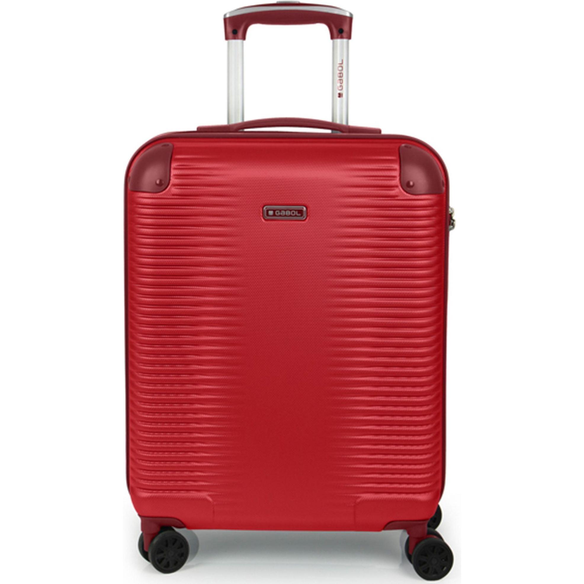 Gabol, Koffer, Balance XP 4 Rollen Kabinentrolley S 55 cm, Rot, (40 l, Handgepäck (bis 50l))