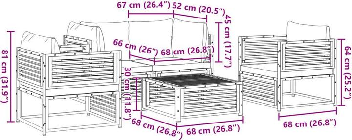 Produktbild vidaXL Genevieve
