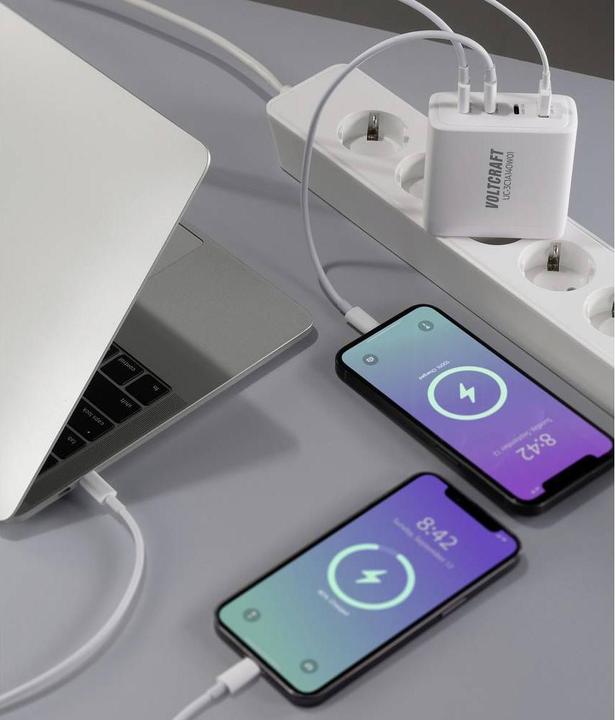 Image du produit Voltcraft UC-3C1A140W01 Chargeur USB 140 W Prise de courant Courant de sortie (max.) 5 A U (140 W)