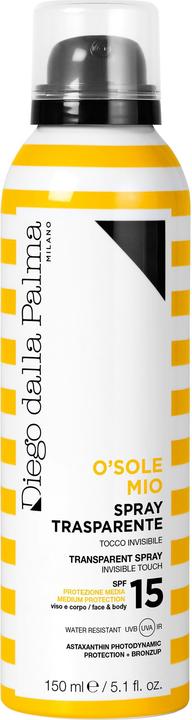 Diego dalla Palma Sun - O'SOLE MIO Protective Transparent Spray SPF15 (Spray solaire, SPF 15, 150 ml)