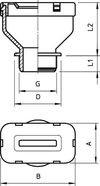 Produktbild OBO Bettermann OBO Flachkabelverschraubung