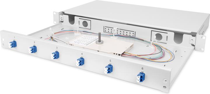 Digitus Boîtier d’épissure à fibre optique, équipé, LC, OS2 (S/UTP, CAT7, 0.28 m)