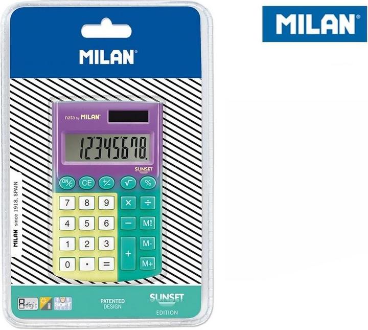 Actual product image and calculator 8 position Pocet (Solar cells, Batteries)