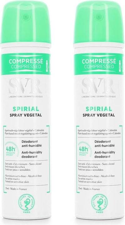 Produktbild Spirial Vegetal Anti-Feuchtigkeits-Spray Deodorant 2er-Pack - 75 ml (Spray, 75 ml)
