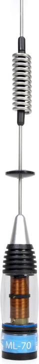 Produktbild PNI CB-Antenne ML70, Länge 70 cm, 26–30 MHz, 200 W, Magnet 145 mm im Lieferumfang enthalten