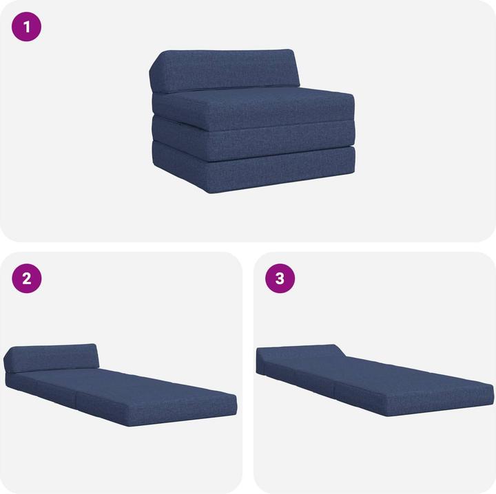 Produktbild vidaXL Klappsofa Bett
