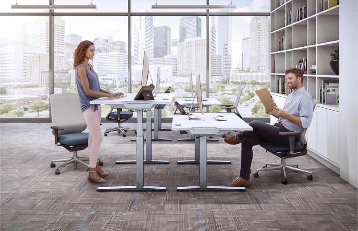 Produktbild Fellowes Tischplatte Levado 180 x 80 cm, Weiss (180 x 80 cm)