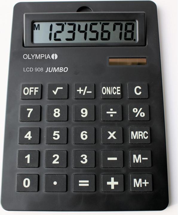 Actual product image Olympia LCD 908 (Solar cells, Batteries)