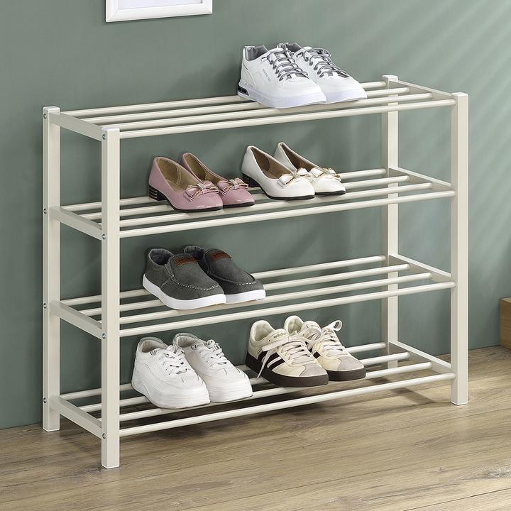 Produktbild IDIMEX Schuhregal NAVAN 4 Ablagen – beige