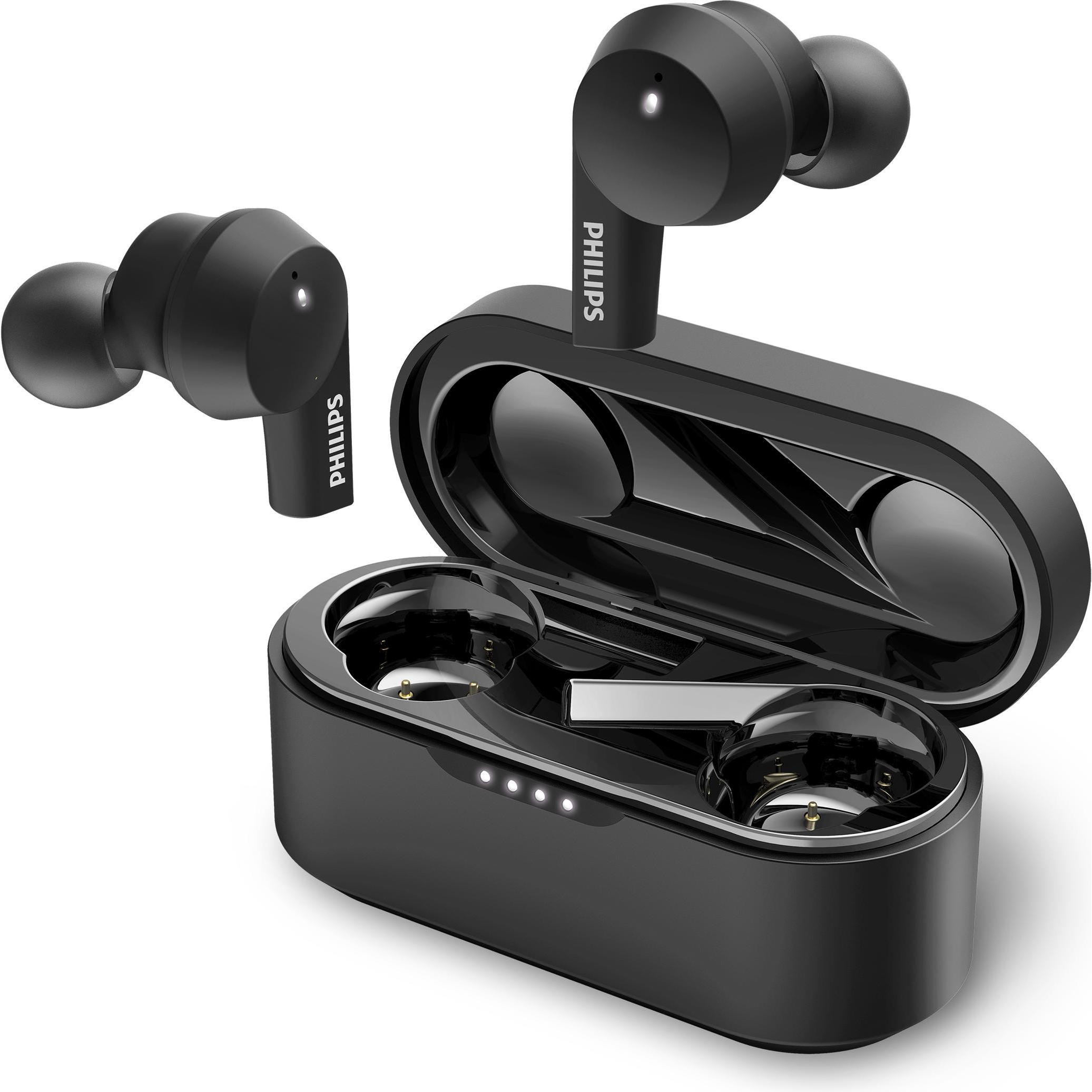 Philips TAT5505BK/00 (ANC, 5 h, Kabellos), Kopfhörer, Schwarz