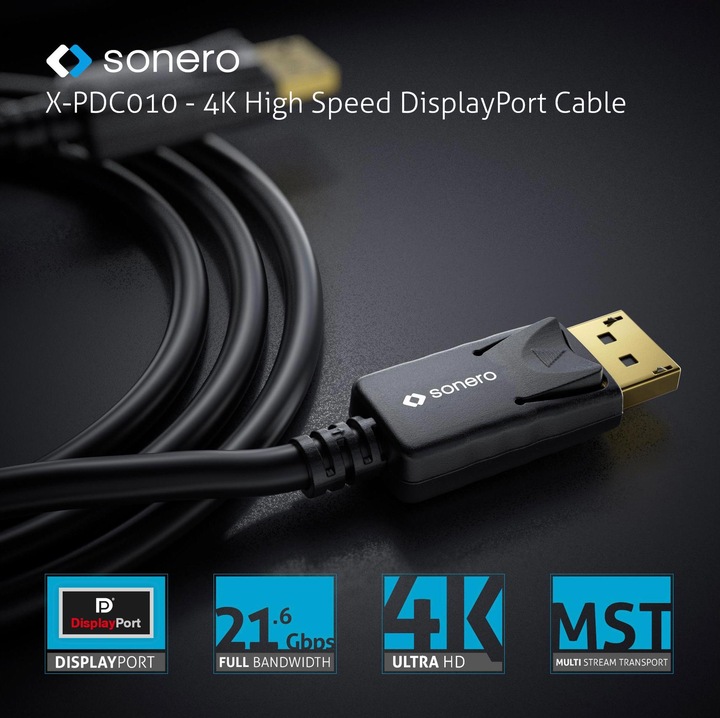 Produktbild Sonero DisplayPort—DisplayPort (3 m, DisplayPort)