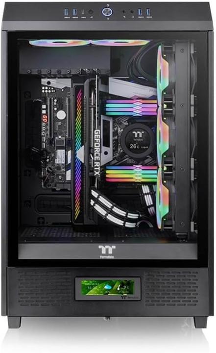 Produktbild Thermaltake PC- Gehäusezubehör LCD Panel Kit Black für The Tower 500
