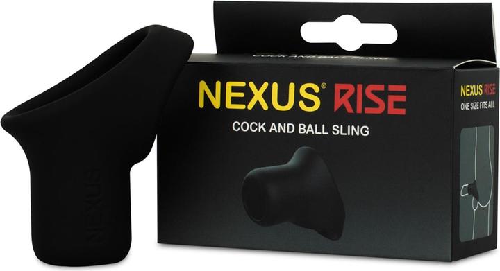 Image du produit Nexus RISE Support en Silicone pour Pénis et Testicules - Noir