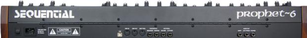 Actual product image Sequential Prophet 6 analogue synthesizer