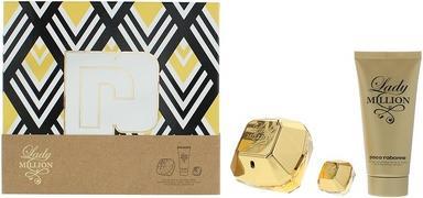 Image du produit Paco Rabanne Lady Million Eau De Parfum Vaporisateur 80ml Set 3 articles (Coffret de parfum)