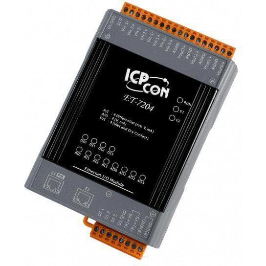 Moxa MODBUS/TCP I/O MODULE, 2x LAN, Netzwerkadapter