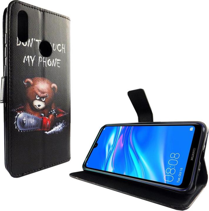 Produktbild König Design Hülle Handy Schutz für Huawei Y7 (2019) Case Cover Tasche Wallet Etui Handyhülle (Huawei Y7 (2019))