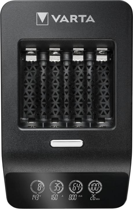 Image du produit Varta Chargeur LCD ultra rapide+. (1 pcs, AA, 2100 mAh, Piles rechargeables + chargeur)