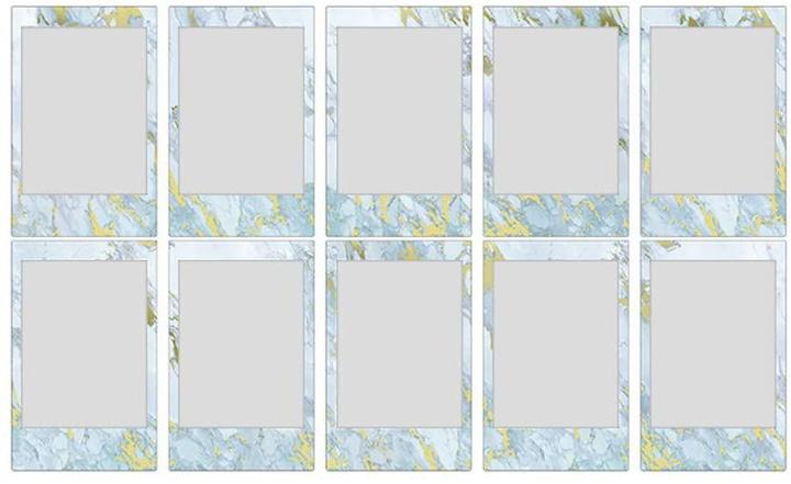 Actual product image Fujifilm Instax Mini Film Blue Marble (Instax Mini)