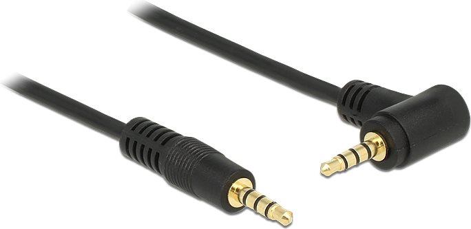 Immagine prodotto Delock Cavo jack 4 pin 3,5 mm > spina angolata (2 m, Connettore da 3,5 mm (AUX))