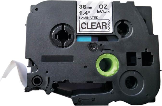 Produktbild NoName Schriftband TZe laminiert (3.60 cm, Transparent)